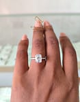 Diamond Dreams Moissanite Proposal Ring-2