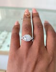 Moonlight Magic Moissanite Proposal Ring