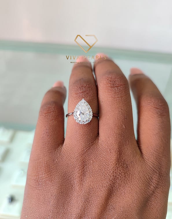 Celestial Bliss Moissanite Proposal Ring