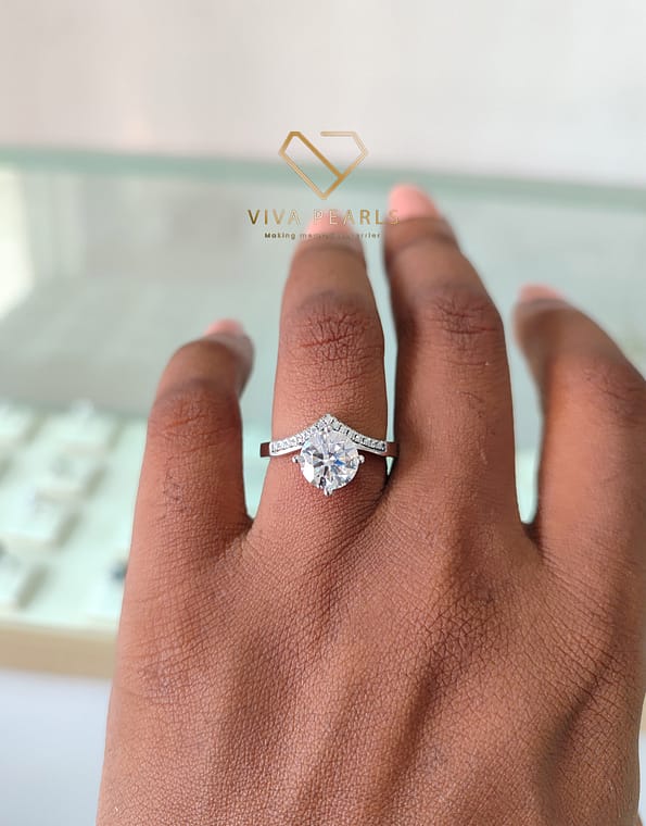 Timeless Elegance Moissanite Proposal Ring