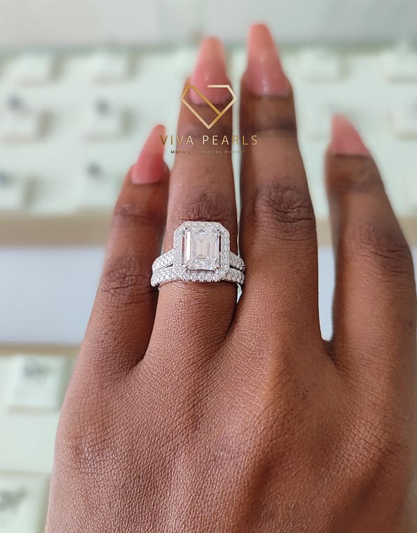 Absolute Obsession Moissanite Bridal Set