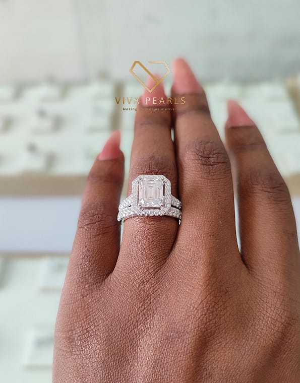 Absolute Obsession Moissanite Bridal Set