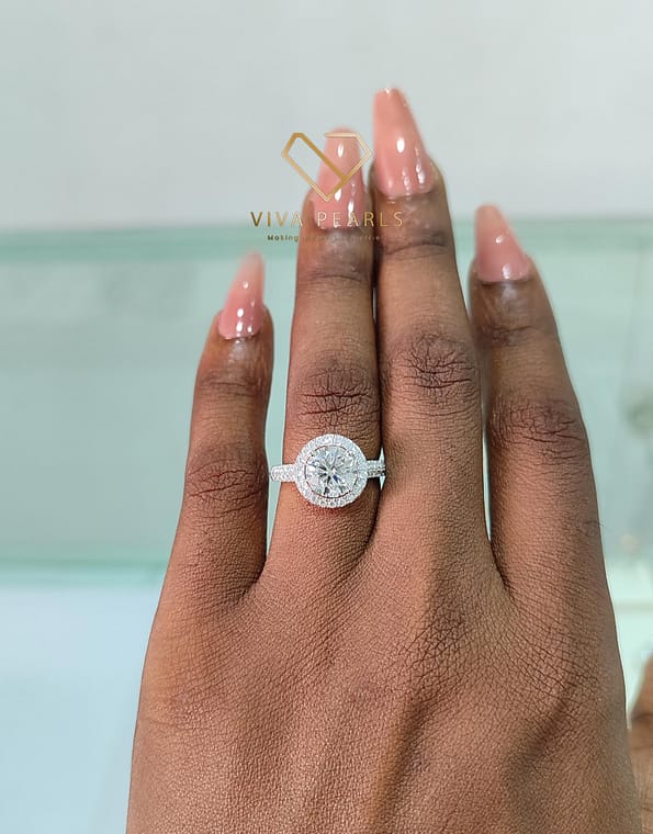 Bella's Desire Bridal Moissanite Proposal Ring