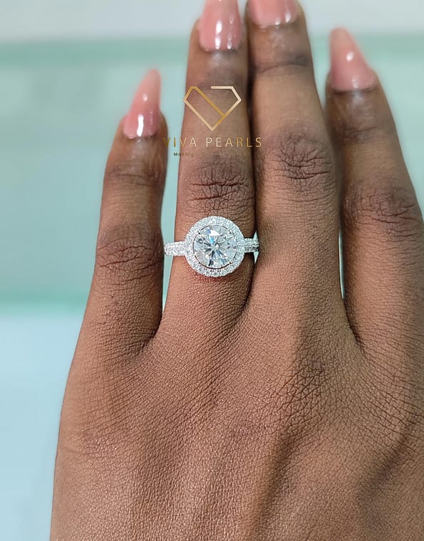 Bella's Desire Bridal Moissanite Proposal Ring