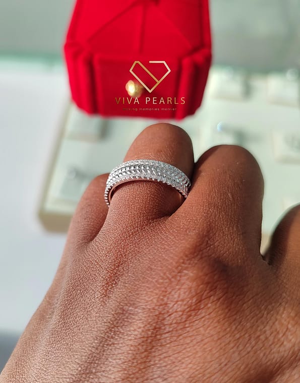 Legacy Moissanite Wedding Band